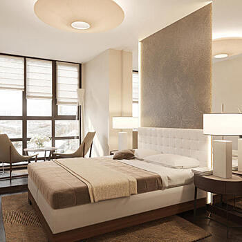 Минималистская двушка с интерьером «как в отеле»