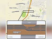 До двух полос сузят улицу Фадеева в Краснодаре