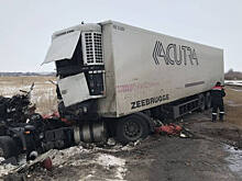 В Самарской области грузовику оторвало кабину после ДТП