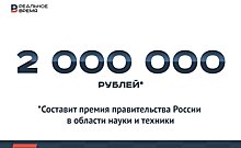 Правительство выплатит по 2 млн рублей в качестве премии в области науки и техники — это много или мало?