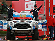 Экипаж Васильева стал вторым на 4-м этапе ралли-рейда "Эко Рейс" в зачете внедорожников