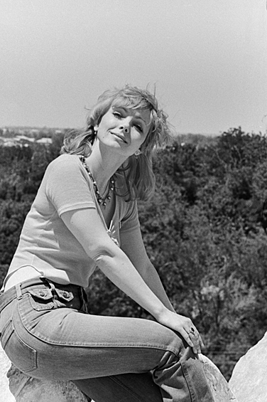 Советская киноактриса Нонна Терентьева, 1978 год