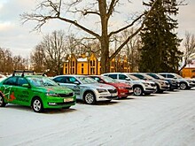 Испытание Skoda белорусскими дорогами