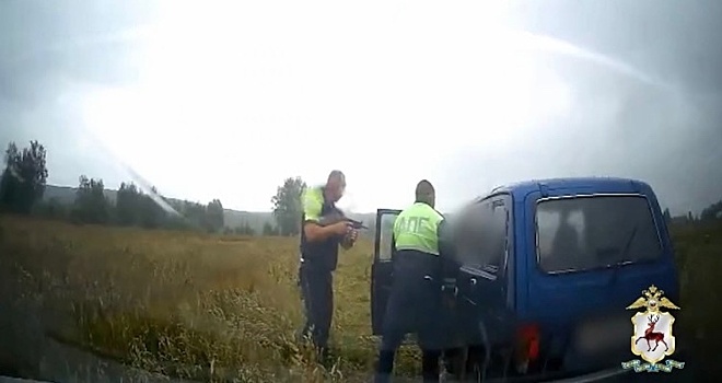 В Волгоградской области опубликовано видео погони со стрельбой
