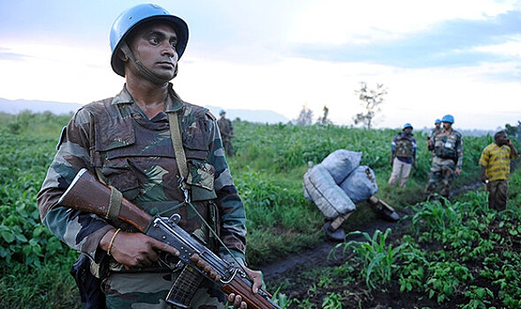 В ДР Конго неизвестные обстреляли базу миротворцев ООН