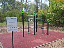 Губернский парк получил четыре спортплощадки