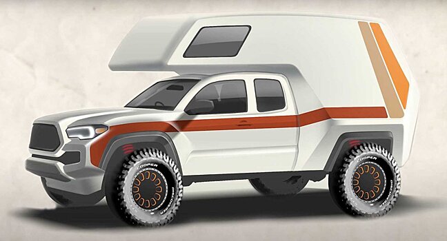 Toyota разрабатывает новый кемпер на базе Tacoma для выставки SEMA 2021