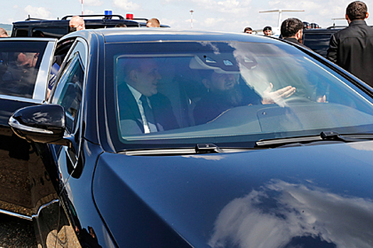 Кадыров прокатил Мишустина на Mercedes