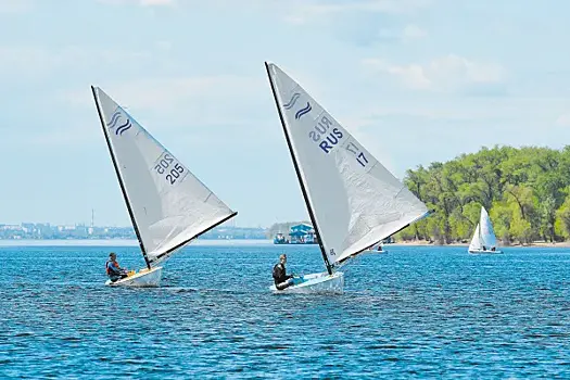 В Тольятти прошла гонка яхт класса "Финн"