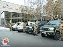 Из Оренбурга в зону СВО отправили автомобили для казаков-добровольцев