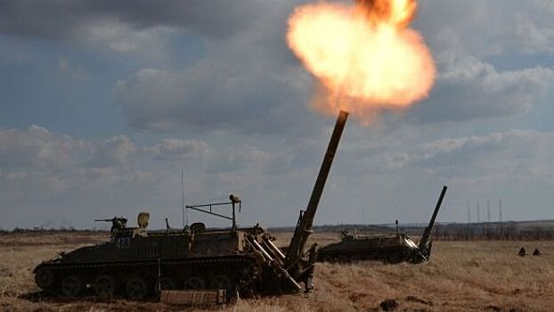 RV: Мощнейшие «Тюльпаны» уничтожают укрепления ВСУ под Бахмутом, поддерживая ЧВК «Вагнер»