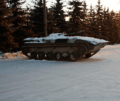 В Златоуст приехала военная техника для нового парка