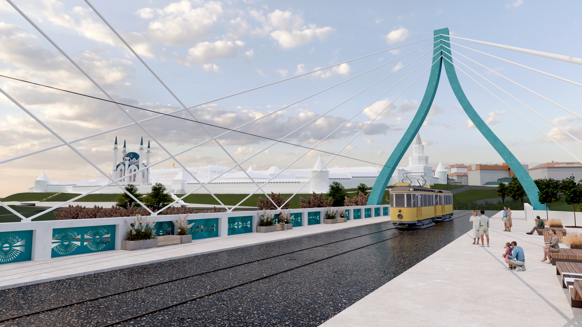 Булак с трамваями и зеленая площадь у Кремля: мэрия показала, что ей предлагают