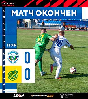 Курский «Авангард» сыграл вничью с «Кубанью»