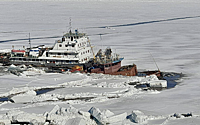 Два корабля утонули на реке Лена в Якутии