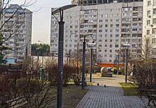 Уличное освещение начали восстанавливать в сквере Котельников