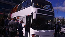 В Уфе протестировали двухэтажные туристические автобусы
