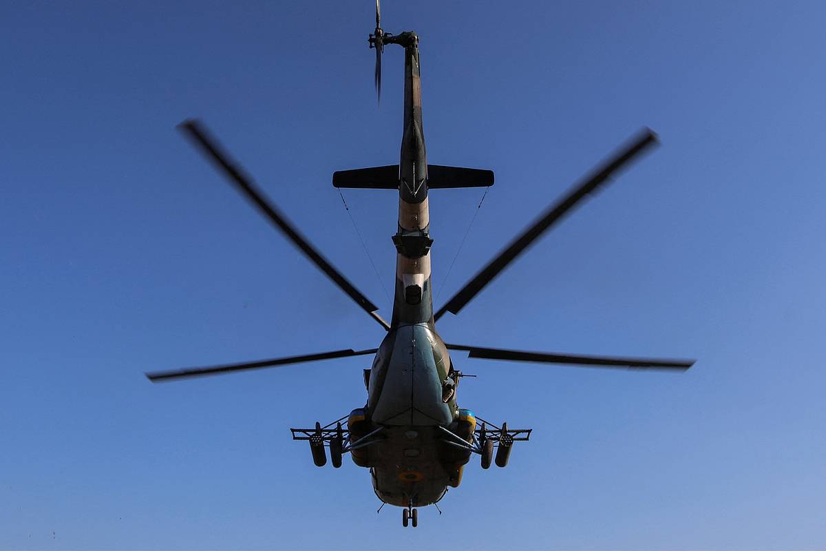 Редкую модификацию советского Ми-8 с Фасолью заметили на Украине