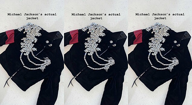 Ким Кардашьян подарила одной из дочерей на Рождество коллекционный пиджак Майкла Джексона