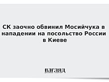 СК заочно обвинил Мосийчука в нападении на посольство России в Киеве