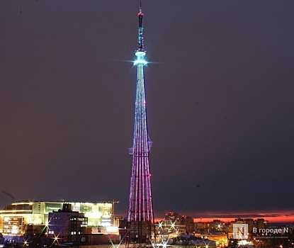 Нижегородская телебашня сменит подсветку в дни фестиваля INTERVALS