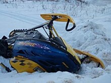 В Коми столкнулись два снегохода