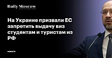 На Украине призвали ЕС запретить выдачу виз студентам и туристам из РФ