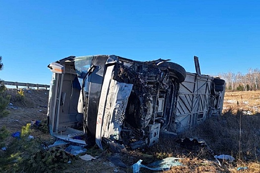 В ДТП с автобусом в Приамурье погиб один человек, 46 доставлено в больницу