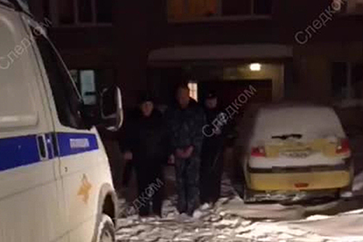 Обыски чекистов у московских полицейских попали на видео