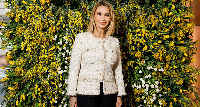 Ольга Орлова в образе Жаклин Кеннеди и другие светские дамы на бьюти-вечеринке