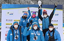 Женская сборная России выиграла Кубок наций в Кубке IBU