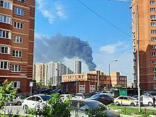 Крупный пожар произошел в подмосковном Дзержинском