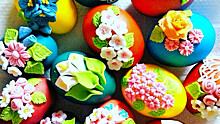 Как россияне украшали пасхальные яйца