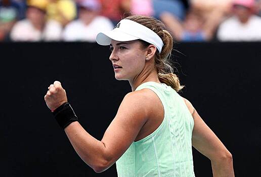 Болельщики спели «Калинку» после матча российской теннисистки на Australian Open