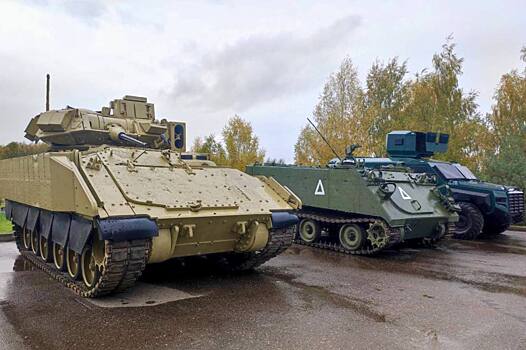 Военная техника НАТО обосновалась в парке Костромы