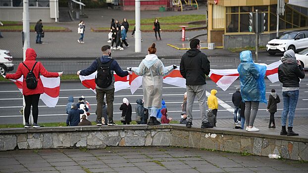 В Минске началась очередная протестная акция