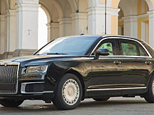 Российский премиум-седан Aurus Senat добрался до Азербайджана