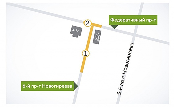 На двух улицах в Новогиреево вводятся ограничения движения