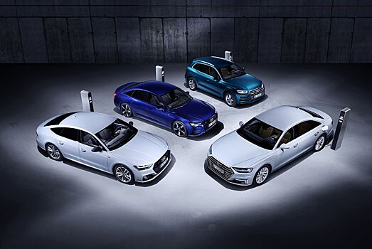 Audi анонсировала 4 новых гибрида: Q5, A6, A7 и A8