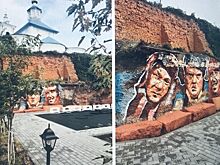 В Воронеже нарисовали граффити с героями «Кавказской пленницы»