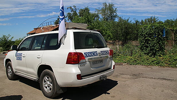 Беспилотник миссии ОБСЕ сбили на Украине