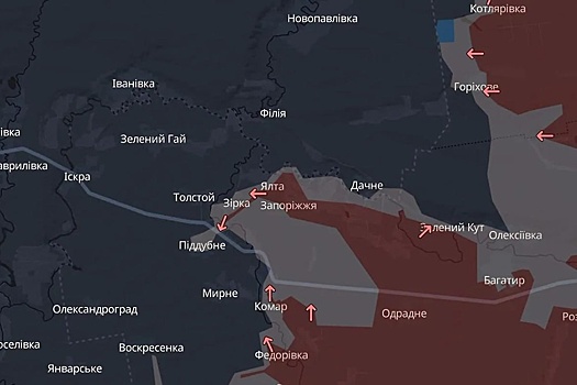 На карте Днепропетровской области от Deepstate впервые появилась "серая" зона