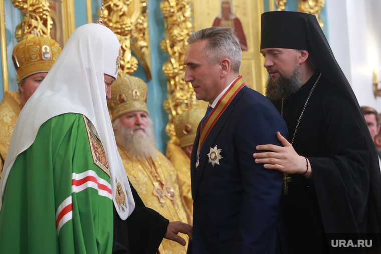 Патриарх Кирилл вручил орден губернатору Тюменской области