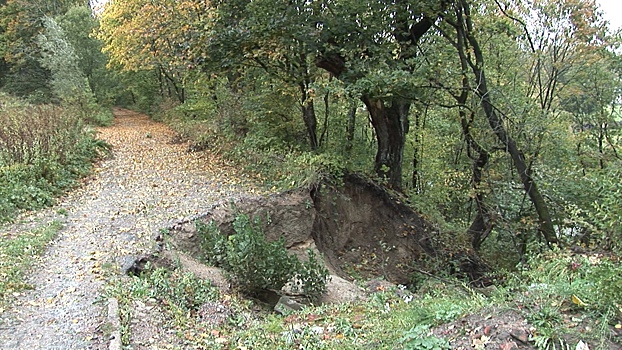 В Черняховске разрушается дорога