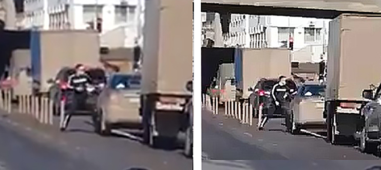 Костромские водители начали драться в пробке под мостом