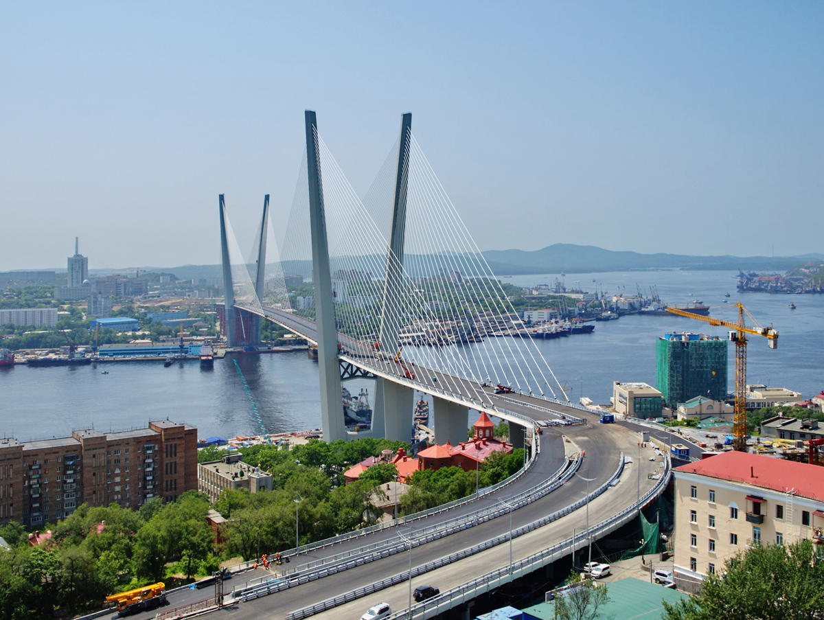 Золотой мост, Владивосток, Россия, Европа