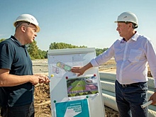 К укладке газона футбольного поля приступает подрядчик на строящемся ФОКОТе в Вологде