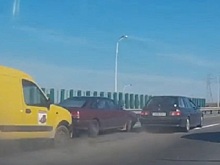 В Минске из-за неожиданной остановки водителя произошла массовая авария