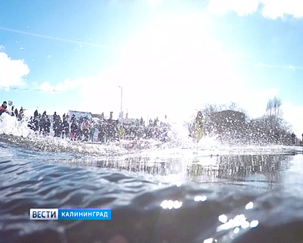 Как в Сибири: в Калининграде прошёл открытый чемпионат области по зимнему плаванию