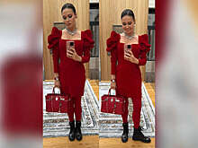 Гимнастка Ляйсан Утяшева снялась в мини-платье с глубоким декольте